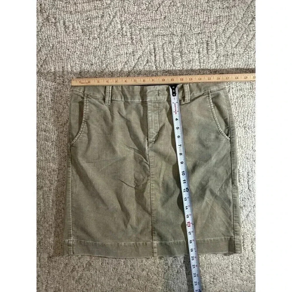 Eddie Bauer Corduroy Skirt A-Line Boho Tan Womens Size 10 - Picture 4 of 4